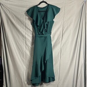 Green Ruffle Dress
